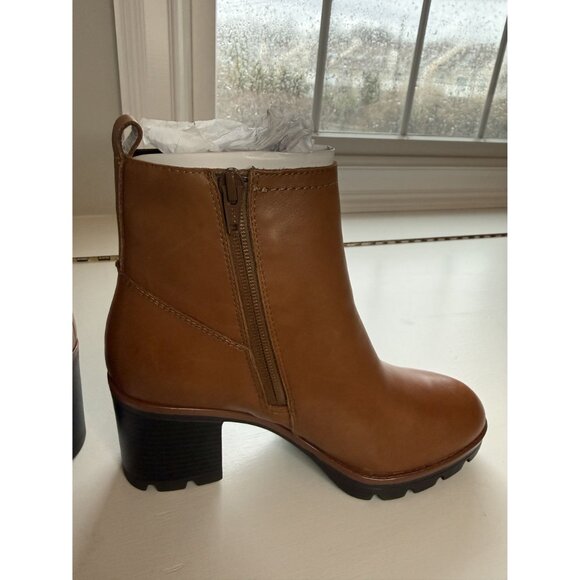 NEW Verney Weatherproof Ankle Boot Brown Leather Women's Sz US 7.5 $220 [jb] - Picture 14 of 16